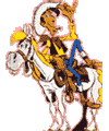 Lucky Luke para colorear